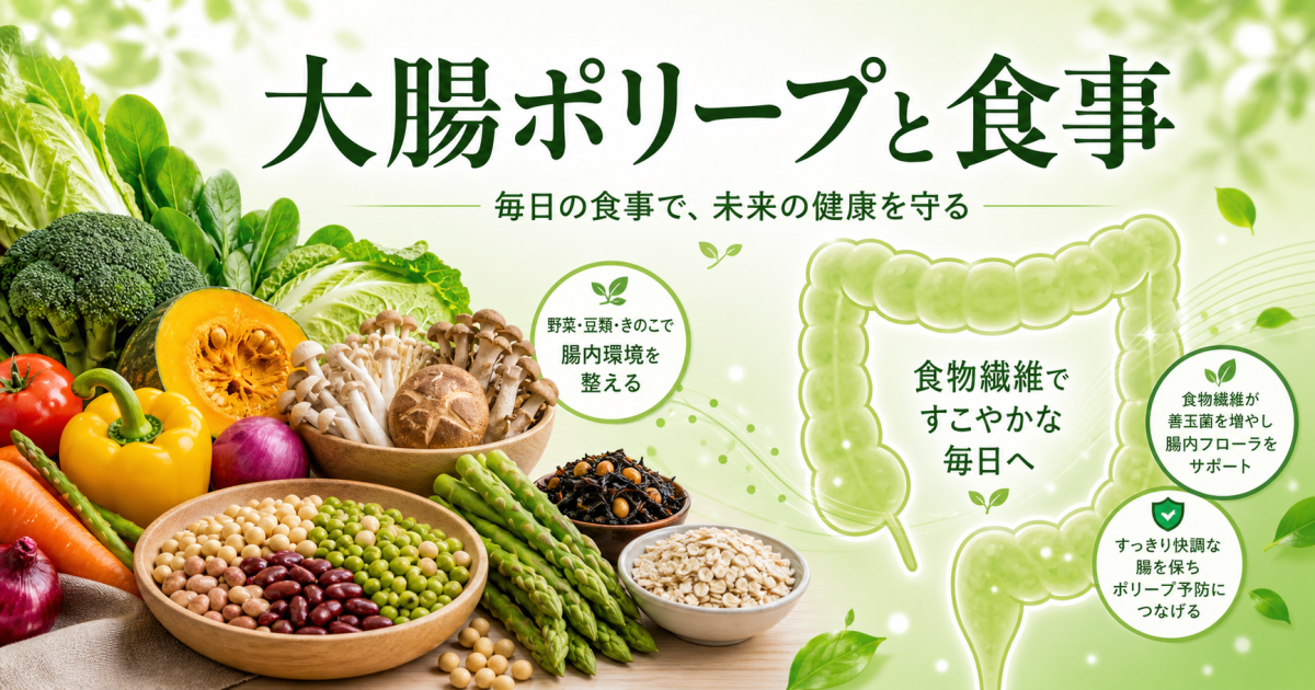 大腸ポリープができやすい食事とは？　予防のために気をつけたい食生活
